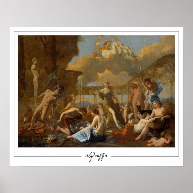 Nicolas Poussin Zedign Poster de Arte #245 (Frente)
