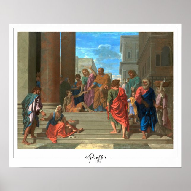 Nicolas Poussin Zedign Poster de Arte #50 (Frente)