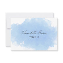 Niebla Azul | Tarjeta de Asiento