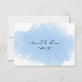 Niebla Azul | Tarjeta de Asiento