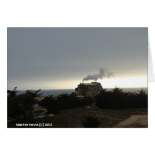 Niebla costera y humo