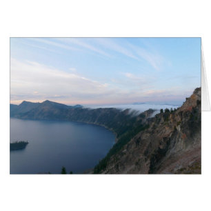 Niebla en el lago Crater