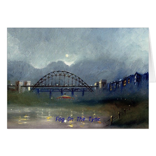 Niebla en la tarjeta de Tyne (Anverso (Horizontal))