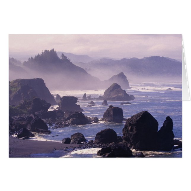 Niebla matutina a lo largo de la costa de Oregon c (Anverso (Horizontal))