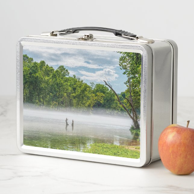 Niebla veraniega del lago Taneycomo (In situ)