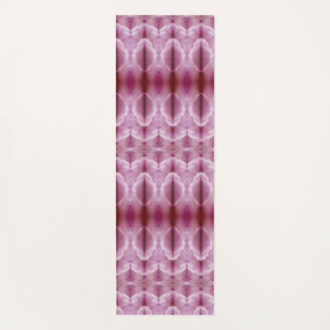 Niebla x Rosa Pinkey Ikat 4 Yoga Mat (Anverso)