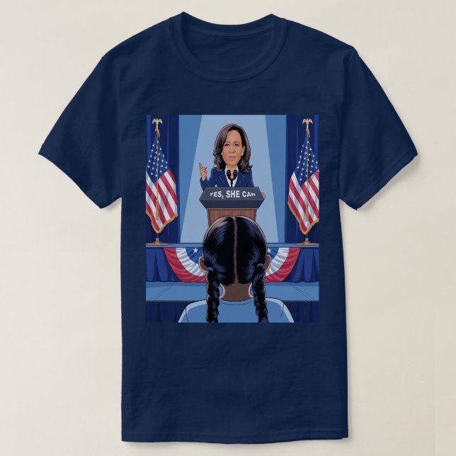 NIECE DE KAMALA HARRIS - SÍ, PUEDE Camiseta (Diseño del anverso)