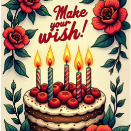 ¡Niega tu Tarjeta de Cumpleaños de Deseo!