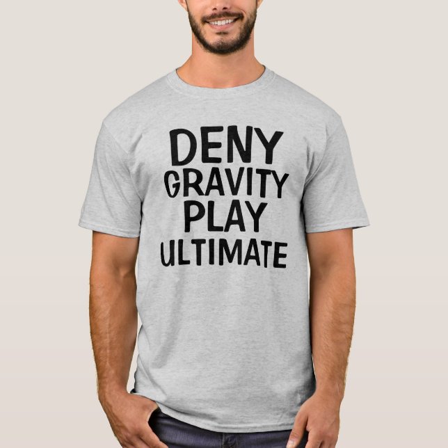 Niegue a juego de la gravedad la última camiseta (Anverso)