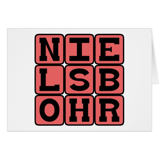 Niels Bohr, físico danés (Anverso (Horizontal))