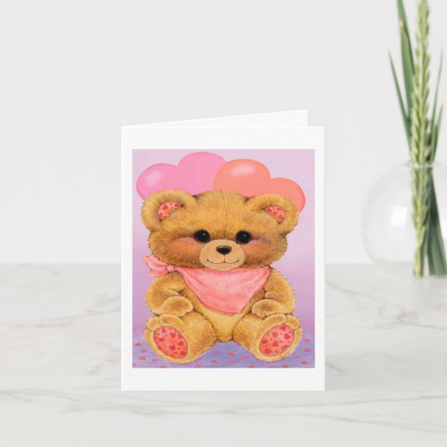 Nieta 1er El día de San Valentín - Tarjeta de nota (Anverso)