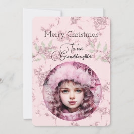 Nieta Dark Haired Chicas Navidades Deseos