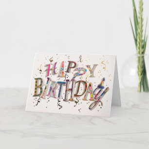 "NIETA ESPECIAL" EN SU TARJETA DE CUMPLEAÑOS