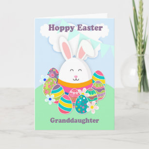 Nieta, Pascua De Adormidera Con Conejo, Tarjeta