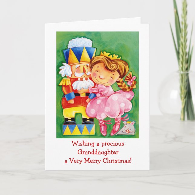 Nieta - tarjeta de felicitación (Anverso)