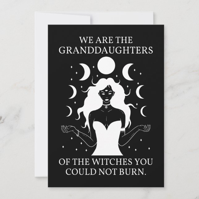 Nietas de las brujas que no pudiste quemar (Anverso)