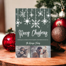 Nieve blanca elegante navidad verde navidad 2 foto