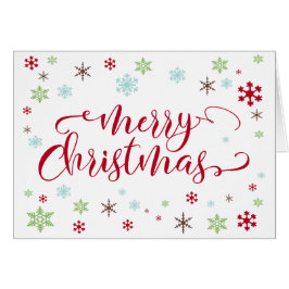 Nieve caprichosa, tipografía alegre de Navidad en 