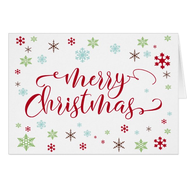 Nieve caprichosa, tipografía alegre de Navidad en  (Anverso (Horizontal))