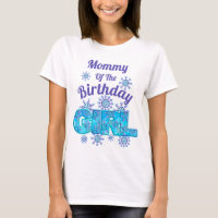 Nieve Cumpleaños camisetas congeladas Mamá