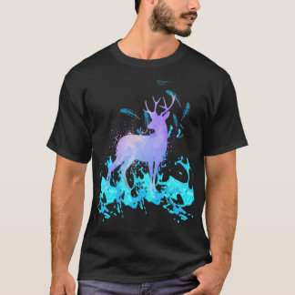 Nieve de ciervo de camiseta