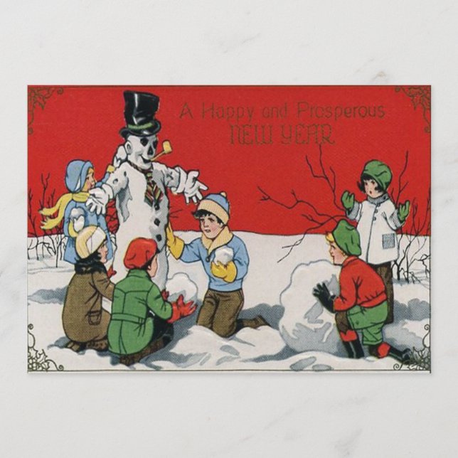 Nieve de invierno para niños (Anverso)