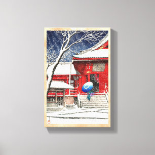 Nieve de Kawase Hasui en el arte del hanga de Ueno