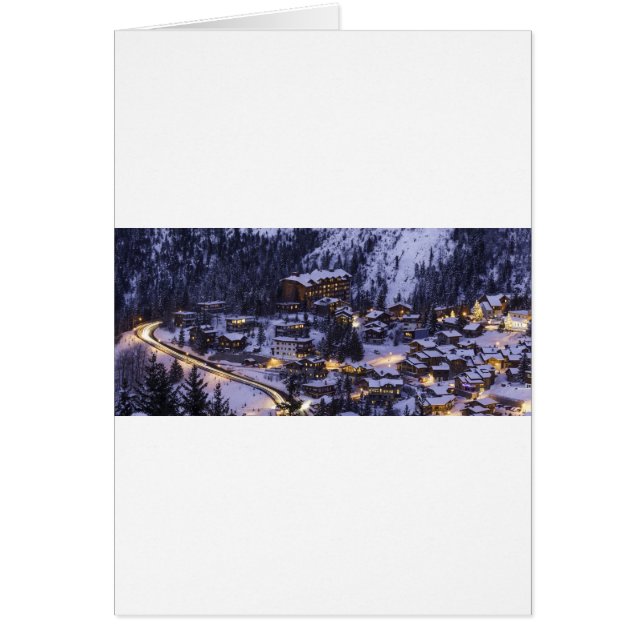 Nieve de montaña Courchevel (Frente)