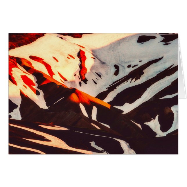 nieve del paisaje de islandia (Anverso (Horizontal))