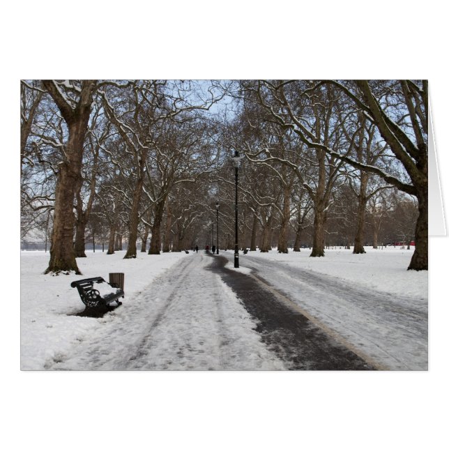 Nieve en Hyde Park (Anverso (Horizontal))