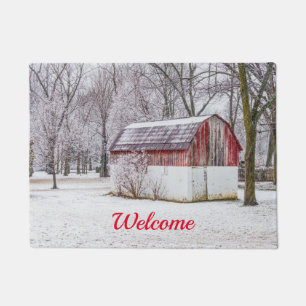 Nieve en la alfombra roja de bienvenida