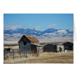 Nieve en la escena de la montaña Ghost Town