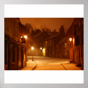 Nieve en la impresión de Lincoln