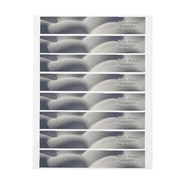 Nieve espumosa, montones de sorbos, naturaleza abs (hoja)