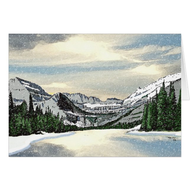 Nieve glaciar (Anverso (Horizontal))