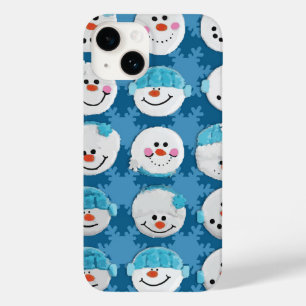 Nieve lindo bebé azul invierno Funda de nieve Mate