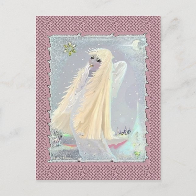 Nieve mágica, postal (Anverso)