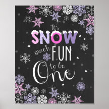 Nieve muy divertida para ser una señal de primer c