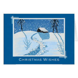 Nieve pacífica que cae