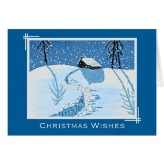 Nieve pacífica que cae