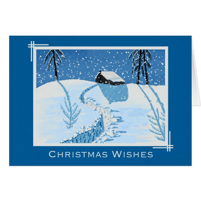 Nieve pacífica que cae (Anverso (Horizontal))