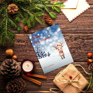 Nieve rudolph de árbol de Navidad