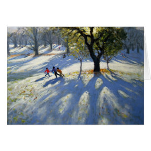 Nieve temprana del parque de Markeaton