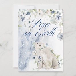Nieve verde de oso polar para navidades