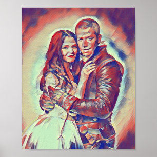 Nieve Y Encantadora Impresión Art Déco