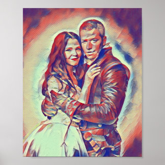 Nieve Y Encantadora Impresión Art Déco