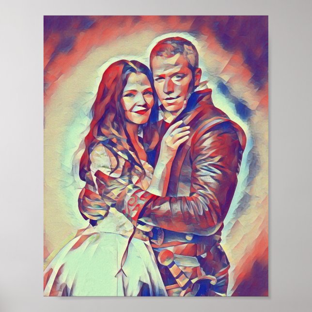 Nieve Y Encantadora Impresión Art Déco (Frente)