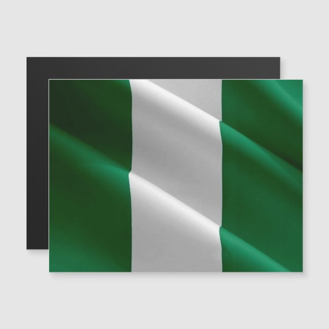 Nigeria - Bandera onduladora - (Anverso/Reverso)