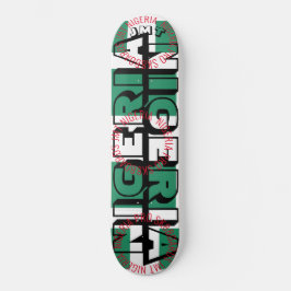 NIGERIA JMT NIGERIA 8 Placa para skateboard de 1/4