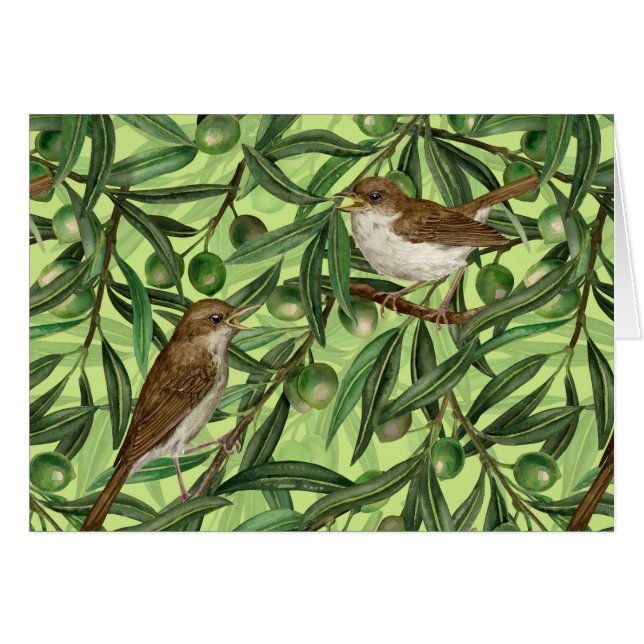 Nightingales in the olive tree 2 (Anverso (Horizontal))